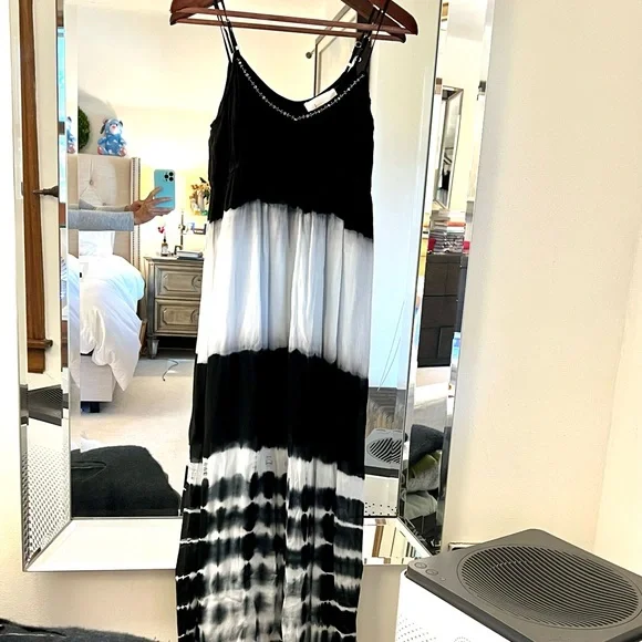 anthropologie tie dye maxi dress Tie-Dye Maxi Dress